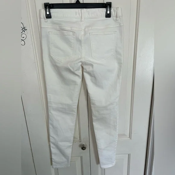 Free People White Skinny Distressed Jeans Size W27 - Picture 4 of 10